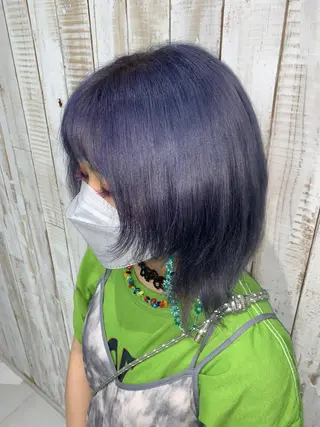 ミディアム カラー エクステ♡ヘアメ 内村麻衣のヘアスタイル