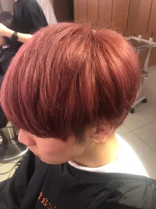 ショート カラー メンズ インナーカラー🫶 オタク美容師 山本のヘアスタイル