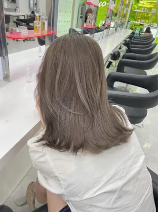 ロング カラー ヘアアレンジ トレンドモテカラー 🩷色落ちまで可愛くのヘアスタイル