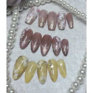 ネイル 認定講師／歴20年 パラジェル　Growのネイルデザイン
