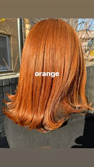 カラー Go to day渋谷sol店所属・🟧オシャレ女子多数 アツシ🟧のヘアスタイル