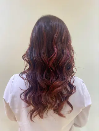 ロング カラー 小顔レイヤー💗 木村実樹のヘアスタイル