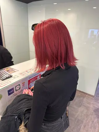 ミディアム レイヤー/ハイトーン ROKUのヘアスタイル