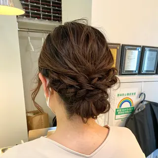 ヘアアレンジ eclart ayaのヘアスタイル