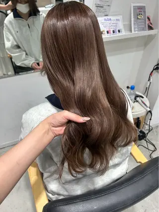 カラー 石橋 華のヘアスタイル