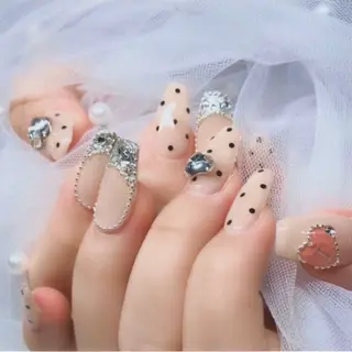 ロング COSMOS なののネイルデザイン
