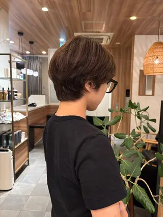 ショート パーマ BEAUTRIUM 穂乃香のヘアスタイル