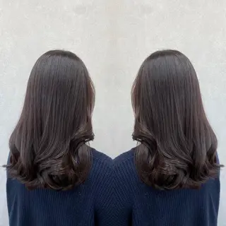 ロング カラー tocca 💜石田愛結💜のヘアスタイル