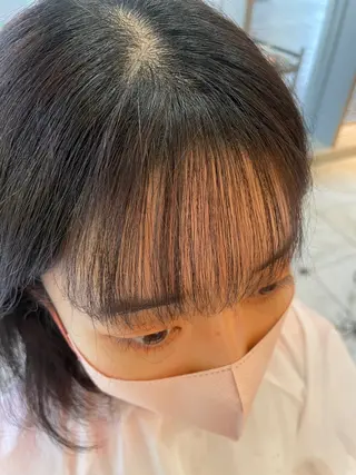 ミディアム 肌までキレイ見え✨️ 赤み消し特化のヘアスタイル