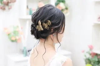 セミロング ヘアアレンジ Studio taloのヘアスタイル