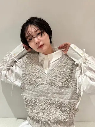 ショート 垣内 奈緒のヘアスタイル