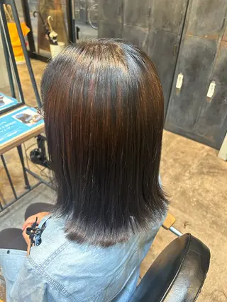 ミディアム 東 希良里のヘアスタイル