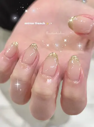 ネイル 🎀チーク/ちゅるん 🫧chisa🎀のネイルデザイン