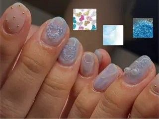 ネイル 🫧ユキ🫧 持込デザOK/平日夜のネイルデザイン