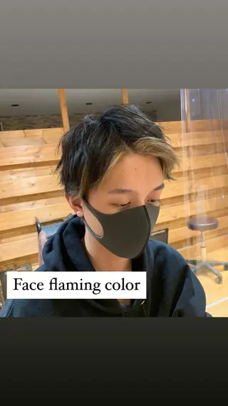 ショート カラー little 小濱彰太のヘアスタイル