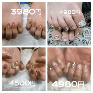 ネイル トータルビューティー CQのネイルデザイン