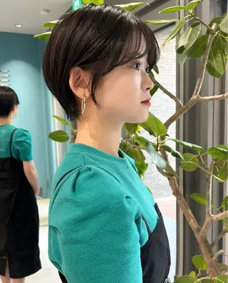 ショート 伊藤 優里のヘアスタイル