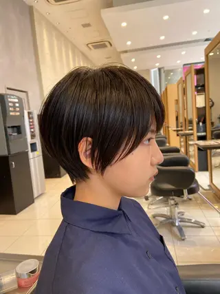 ショート ショート白髪染め無料 ／河瀬謙介のヘアスタイル