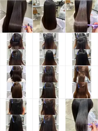 ロング カラー パーマ 縮毛矯正/ネイル 🌻ひまわり🌻のヘアスタイル