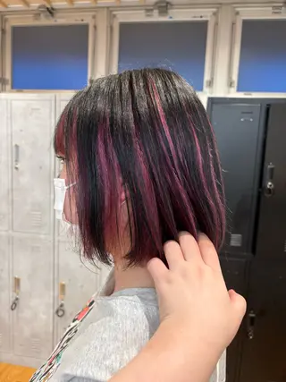 カラー tokute 片岡心🐥のヘアスタイル