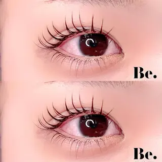 マツエク・マツパ Be. eyelash＆eyebrow 岡山店所属・🦋be. みうち🦋のマツエク・マツパデザイン