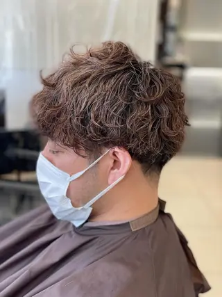 パーマ メンズ 斉藤 葉月のヘアスタイル