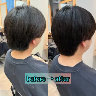 パーマ メンズ 美しいシルエットに◎ 韓国メンズ特化/下田のヘアスタイル