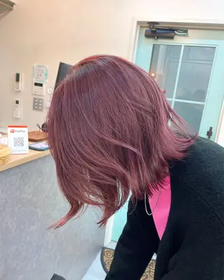 セミロング カラー 韓国レイヤー 船橋 徒歩5分/小川友美のヘアスタイル