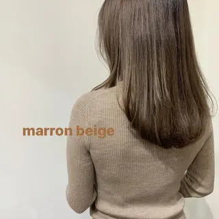 セミロング カラー レイヤー/顔周り /AKARIのヘアスタイル