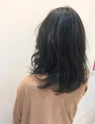 セミロング シールエクステ⭐️ オオミタクヤのヘアスタイル