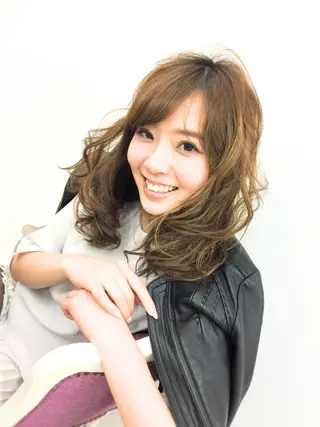 ロング カラー パーマ ヘアアレンジ メンズ キッズ ネイル マツエク・マツパ 【＋ libero.hair labo】  リベロ・ヘアーラボ所属・ディレクター DAIKIのヘアスタイル