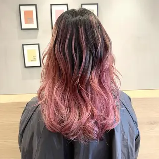 ミディアム カラー ヘアアレンジ アンドウ ユウ/ レイヤーカット/韓国のヘアスタイル