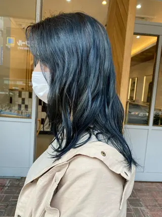 ロング カラー ente im所属・上田 文香のヘアスタイル