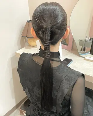 ロング ヘアアレンジ Mila chihiroのヘアスタイル