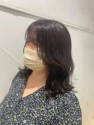 セミロング ✨くびれスタイル✨️ 戸嶋穂乃香のヘアスタイル