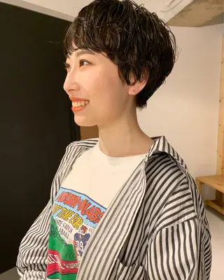 ショート パーマ tension 【テンション】のヘアスタイル