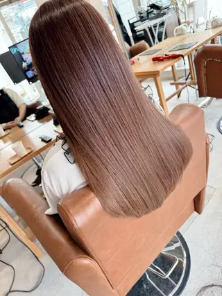 セミロング 髪質改善美髪特化 ルイス奈良のヘアスタイル