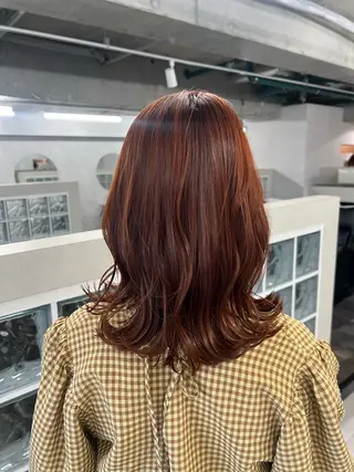 ミディアム Loem【ロエム】所属・RINA 【Loem】のヘアスタイル