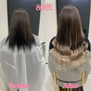 ショート シールエクステ ♡SAORI♡のヘアスタイル