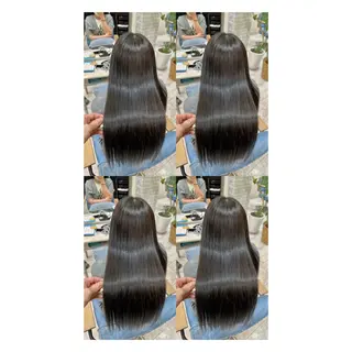 ロング カラー 髪質改善/縮毛矯正/ 韓国ヘア/店長敦士のヘアスタイル