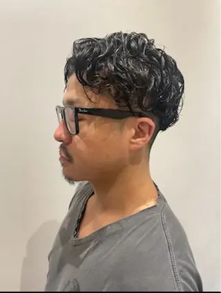 ショート パーマ メンズ美容師力石 裕隆のヘアスタイル
