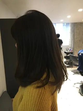 ミディアム カラー 髪質改善ULTOWA ✨松井 美幸のヘアスタイル
