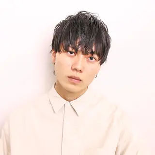 パーマ メンズ ツイスパ/波巻き対応 メンズ特化　石川愛理のヘアスタイル