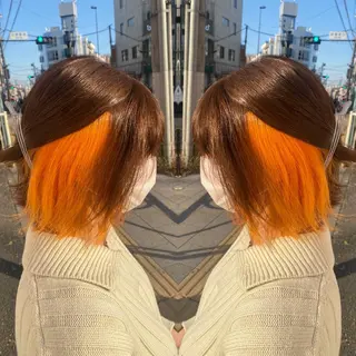 ミディアム 髪質改善カラー/店長 宮内秀峰のヘアスタイル