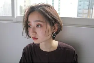 ショート カラー SALOWIN梅田茶屋町店所属・ウルフレイヤーカット /チヒロのヘアスタイル