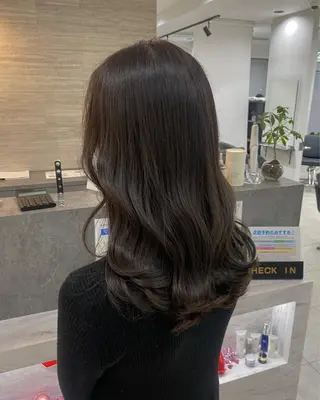 ロング カットモデル/ 透明感ヘア/成瀬裕介のヘアスタイル