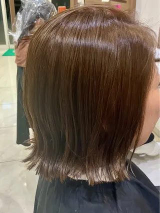ミディアム カラー 🎃モデル🎃Ash 新杉田🎃山本のヘアスタイル