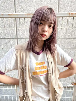 セミロング カラー －SARRY－ YUKIのヘアスタイル
