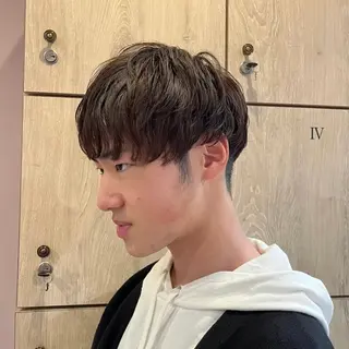 ショート パーマ メンズ フルールドソレイユ所属・♡ナナコ♡ レイヤー/艶髪のヘアスタイル