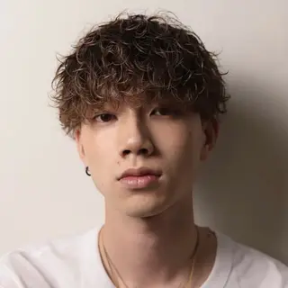 パーマ メンズ メンズカット/パーマ /カラー🌼華🌼のヘアスタイル